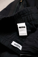 WISDOM 23SS テクノロジーデニム 3.0 パンツ - ブラック 台湾デザイナーブランド テクノロジーデニムパンツ