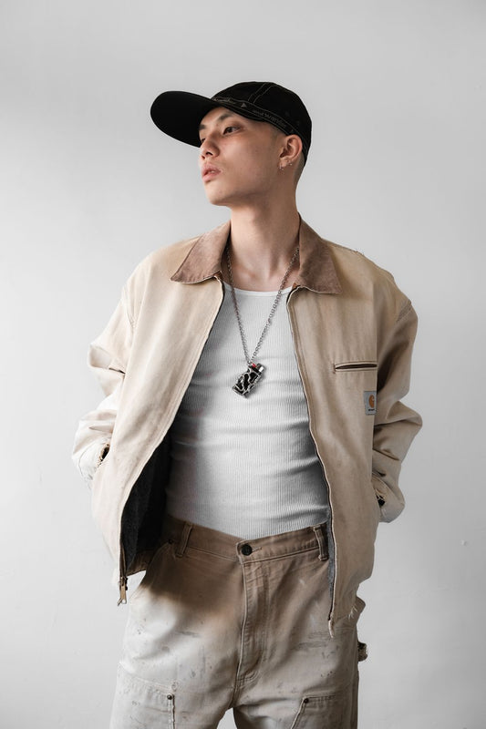 CARHARTT 1990's Vintage Detroit Jacket Carhartt American-made Detroit jacket