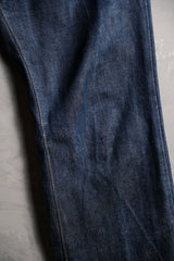 Levi's 1970's Vintage 517 Orange Tab Bootcut Denim Jeans 42Talon Zipper Original Vintage Orange Tab Dark Denim Bootcut Pants