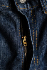 Levi's 1970's Vintage 517 Orange Tab Bootcut Denim Jeans 42Talon Zipper Original Vintage Orange Tab Dark Denim Bootcut Pants