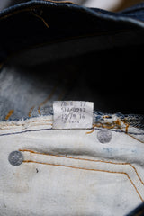 Levi's 1970's Vintage 517 Orange Tab Bootcut Denim Jeans 42Talon Zipper Original Vintage Orange Tab Dark Denim Bootcut Pants