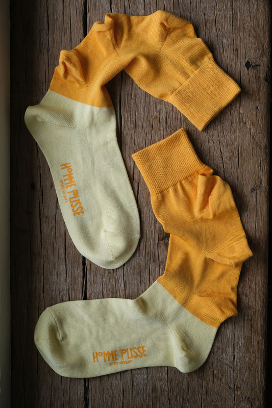 ISSEY MIYAKE HOMME PLISSE Flower Socks 三宅一生 變形皺摺長襪 全新品