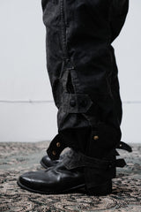 1970's BARBOUR International 1 warrant Waxed Pants 1970s Barbour waxed pants single crown period