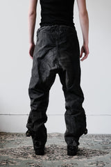 1970's BARBOUR International 1 warrant Waxed Pants 1970s Barbour waxed pants single crown period