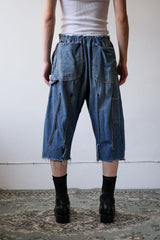 リメイクヴィンテージ ユニオンメイド デニムオーバーオール ショーツ