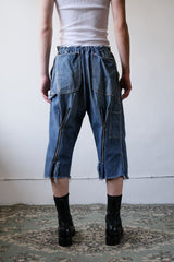 リメイクヴィンテージ ユニオンメイド デニムオーバーオール ショーツ