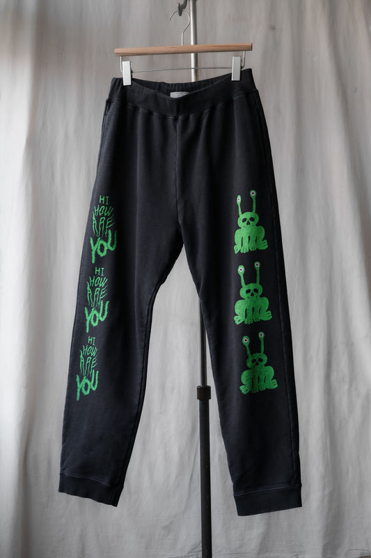 OVKLAB 17A/W フロッグスウェットパンツ 台湾ストリートブランド ダニエルジョンストン フロッグオールドコットンパンツ