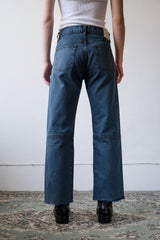 NAMACHEKO ISIN Denim Jeans - Snow Wash Overdye Belgian designer brand washed jeans