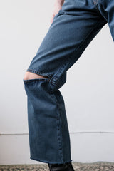 NAMACHEKO ISIN Denim Jeans - Snow Wash Overdye Belgian designer brand washed jeans