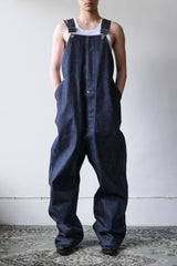 TUKI #0054 TYPE2 Indigo Denim Overalls Japanese designer brand original color denim overalls
