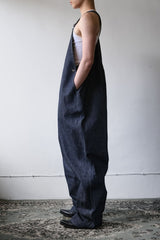 TUKI #0054 TYPE2 Indigo Denim Overalls Japanese designer brand original color denim overalls