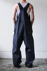TUKI #0054 TYPE2 Indigo Denim Overalls Japanese designer brand original color denim overalls