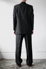 STRATHMORE by Richman Suit Set Made in USA 美國製 深灰格紋 雙排扣成套西裝