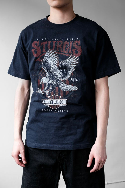 Harley-Davidson 2014 Sturgis Eagle Tee 哈雷重機 復古機車Tee