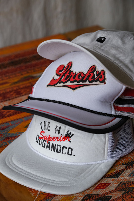 ストリートヴィンテージホワイトベースボールキャップストリートブランドヴィンテージ中古ホワイトベースボールキャップ