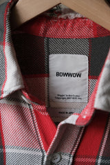 BOW WOW Repair Ageing Flannel Shirt 日本設計師品牌 縫補破壞法蘭絨格紋襯衫