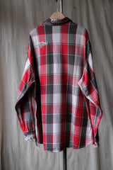 BOW WOW Repair Ageing Flannel Shirt 日本設計師品牌 縫補破壞法蘭絨格紋襯衫