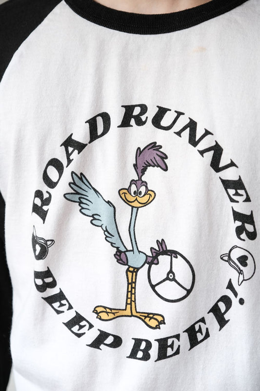 CHESWICK Roadrunner Raglan Baseball Shirt Made in USA American retro casual 3/4 sleeve baseball T