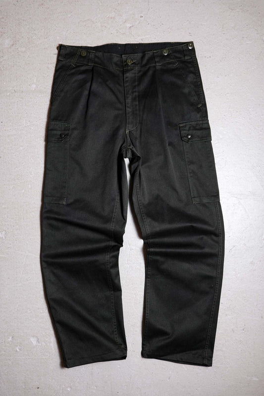 German Black Moleskin Pants 德軍黑色鼴鼠皮口袋褲