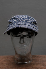 N.S.B.Q.MC仁 Jacquard Knitted Shemagh Army Cap Military Cap 寧死不屈 復刻公發鋼印謝米格軍帽 藍色
