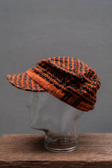 N.S.B.Q. MC仁 Jacquard Knitted Shemagh Army Cap Military Cap 寧死不屈 復刻公發鋼印謝米格軍帽 橘色
