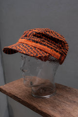 N.S.B.Q. MC仁 Jacquard Knitted Shemagh Army Cap Military Cap 寧死不屈 復刻公發鋼印謝米格軍帽 橘色