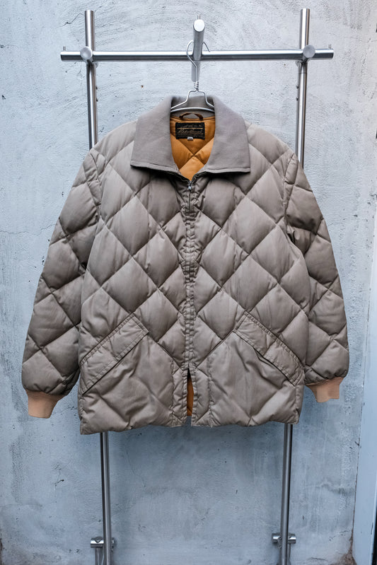 1970s Eddie Bauer Vintage Quilted Goose Down Jacket Talon Zipper 70年代菱格絎縫鵝絨保暖外套