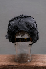 Custom Hand-Painted Distressed Patchwork Mesh Cap 手繪破壞解構拼接軍帽