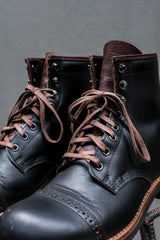 BROTHER BRIDGE BBB-A004 "GUADIANA" Parachute Boots Black 經典茶芯黑復古工裝傘兵靴 日本製