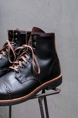 BROTHER BRIDGE BBB-A004 "GUADIANA" Parachute Boots Black 經典茶芯黑復古工裝傘兵靴 日本製