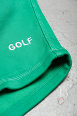 ゴルフ ワン スウェット ショーツ タイラー ザ クリエイター ブランド 厚手 コットン ショーツ グリーン