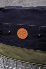 marvelous leather official Marvelous Leather Voyage Bag 改制二戰古董軍布拼接植絨皮革郵差包