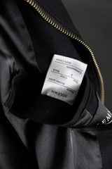 SOLEMN Bomber Jacket 台灣設計師品牌 雙向拉鍊棉質飛行外套