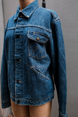 Vintage 1960s Wrangler 111MJ Blue Bell Denim Jacket 1960年代 藍鐘斜體標 11MJZ 經典拉鍊款丹寧牛仔夾克外套