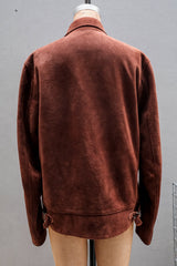 Addict Clothes AD-07 Deerskin Suede Collar Jacket 鹿皮麂皮翻領拉鍊外套 日本製