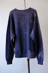 Faded Print Vintage Sweatshirt - Angel & Acanthus 伴Ban再製 褪色印花古著衛衣 - 古希臘天使花卉雕刻