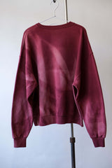 Faded Print Vintage Sweatshirt - Angel & Acanthus 伴Ban再製 褪色印花古著衛衣 - 古希臘天使花卉雕刻