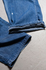 Unknown 1940~50's Vintage Denim Jeans 40's and 50's vintage old denim work pants