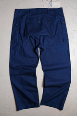 SYNDRO "Hypertension" Monkey Pants -Midnight engraved U.S. military P44 blue dyed tear-resistant cloth army pants