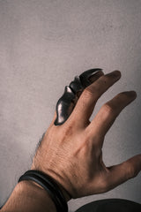 European Sterling Silver Articulated Talon Armor Ring 歐洲製 925純銀 手工硫化燻黑關節鎧甲利爪戒