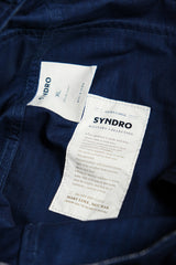 SYNDRO "Hypertension" Monkey Pants -Midnight engraved U.S. military P44 blue dyed tear-resistant cloth army pants
