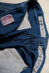 British “Fabram” 1940/50’s Vintage Work Jeans 英國老工作服製造商 藍染吊帶工作褲