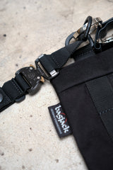 Bagjack + Yorozu "shoulder set" 柏林手工包品牌聯名系列 皮革銀環鍊手機掛包 Cobra扣具