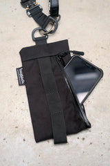 Bagjack + Yorozu "shoulder set" 柏林手工包品牌聯名系列 皮革銀環鍊手機掛包 Cobra扣具