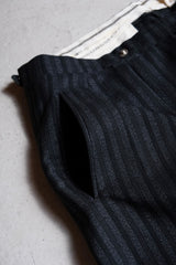 French 1940/50’s Vintage Striped Wool Tweed Pants 法國古著 羊毛呢直紋紳裝褲