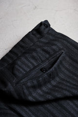 French 1940/50’s Vintage Striped Wool Tweed Pants 法國古著 羊毛呢直紋紳裝褲