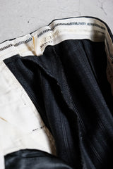 French 1940/50’s Vintage Striped Wool Tweed Pants 法國古著 羊毛呢直紋紳裝褲