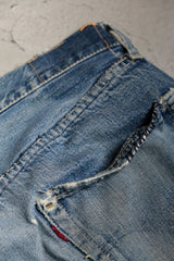 Levi's 1950's Vintage 501XX Big E Denim Jeans Original 50's Big E Hidden Rivet Selvedge Denim Pants