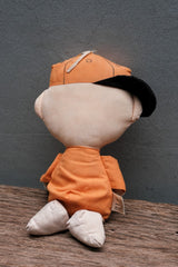 Vintage Peanuts "THANKS!" Charlie Brown Plush Doll 《花生漫畫》查理·布朗布偶