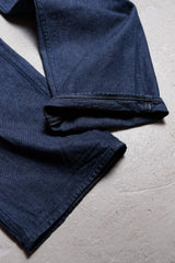 JS ホームステッド バックルバック デニム ジーンズ 高級 ヴィンテージ ブランチ パリ バックル サスペンダー デニム ワークパンツ 日本製